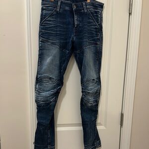 Raw Men's Blue Jeans